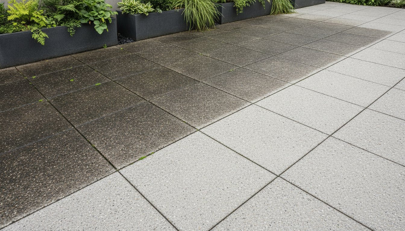 How to Clean Concrete Paving Slabs: A Professional Guide