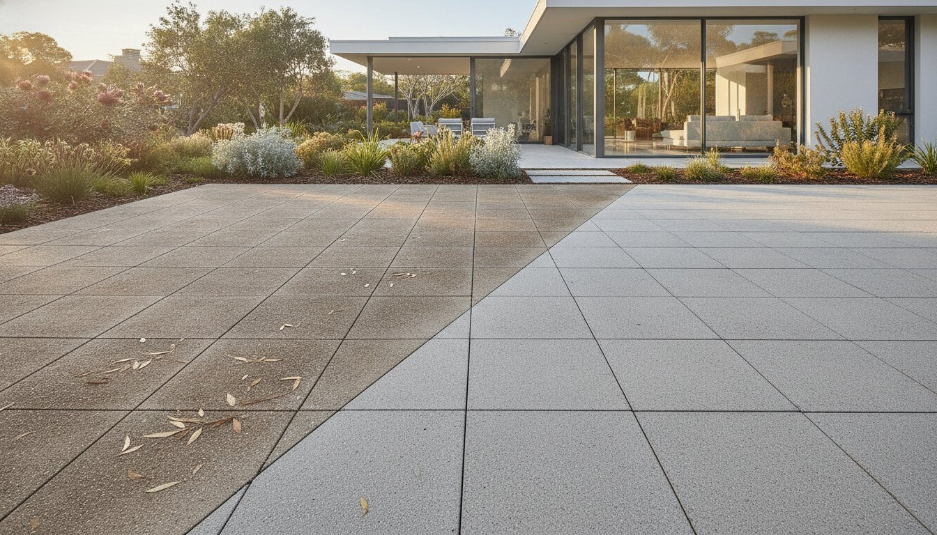 How to Remove Stubborn Leaf Stains from Concrete Pavers: A Complete Guide