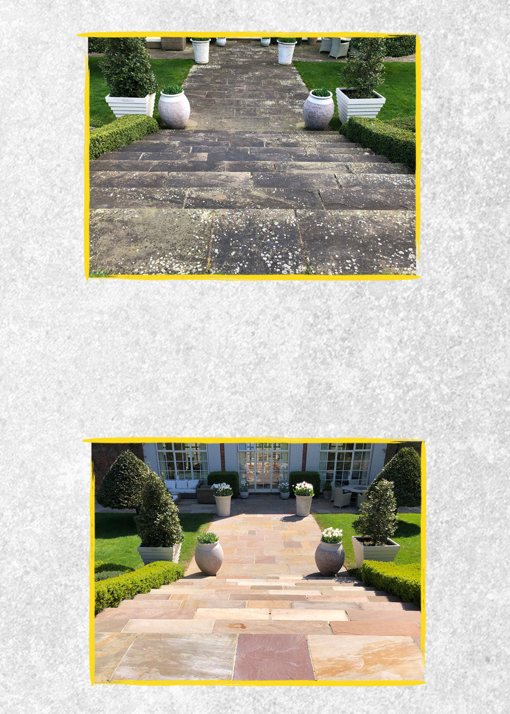 How to remove black spots from your patio