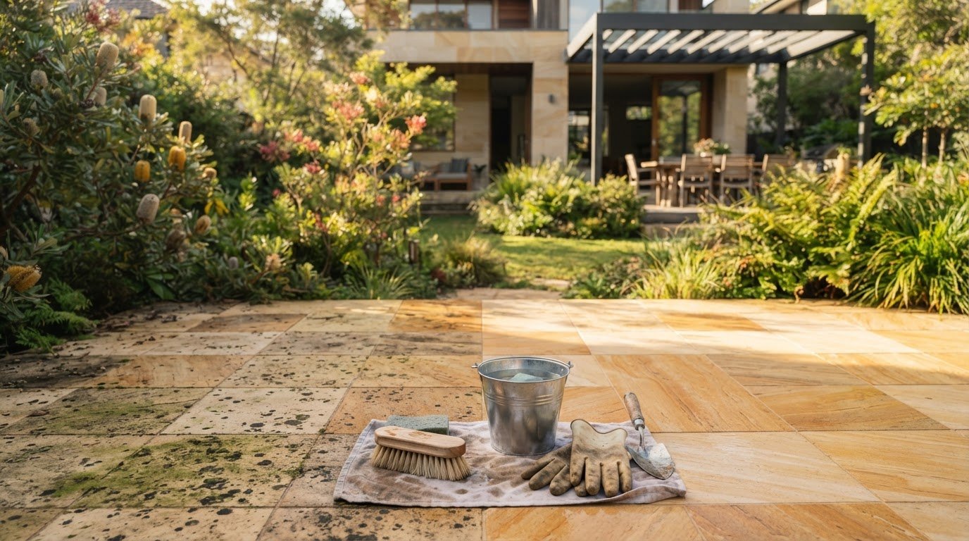 How to Clean Queensland Sandstone