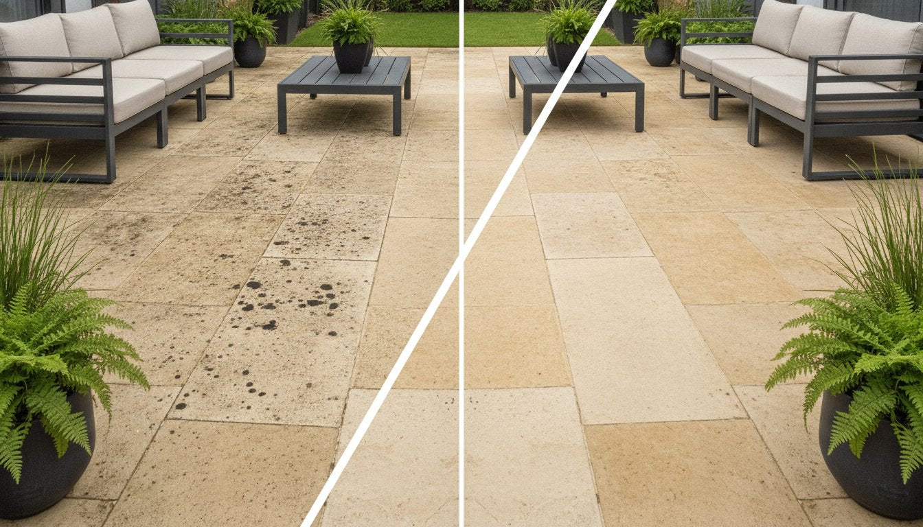 How to Remove Black Stains on Your Patio Effectively